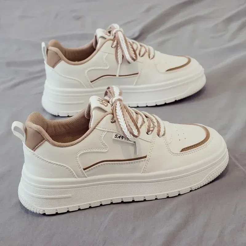 Platform Running Sneakers Women Tennis shoes Woman Walking Chunky Sneakers white Casual  Vulcanized Shoes