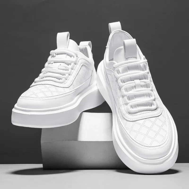 Men's Casual Shoes Fashion Men Non-slip Outdoor Sports Shoes Breathable Running Sneakers Platform White Shoes Men  Zapatillas