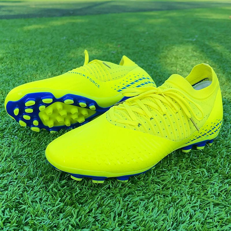 2024 Men's Soccer Shoes Large Size Ultralight Football Boots Boys Sneakers Non-Slip AG/TF Soccer Cleats Ankle Boots Unisex
