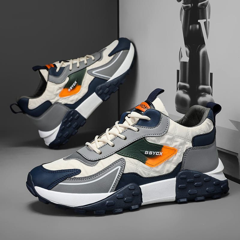 2024 New Men's Sneakers High Quality Fashion Men Running Shoes  Thick Sole Designer Men's Outdoor Casual Shoes Zapatillas Hombre