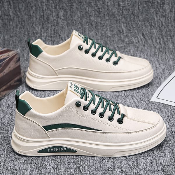 Summer Men's Sneakers Comfortable White Soft-soled Leather Shoes Slip-on Men Vulcanized Shoe Casual Sneakers Tenis Masculino 운동화