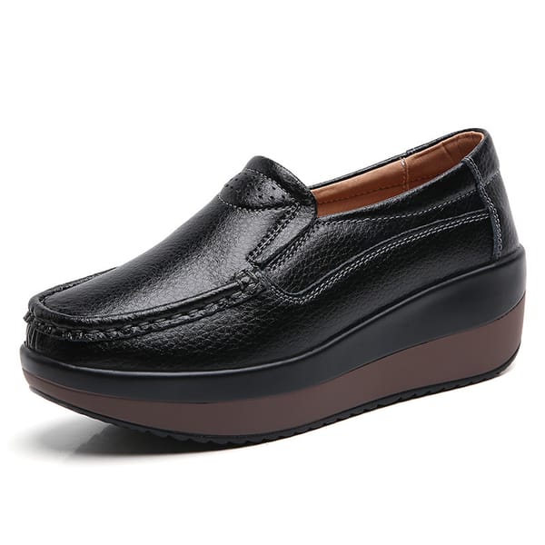 Spring Women's Loafers Comfortable Female Vulcanized Shoes Wedge Moccasin Orthopedic Slip-on Platform Shoes for Women Zapatillas