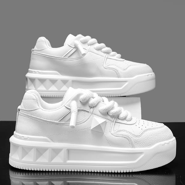 2024 Trendy New Men Platform Sneakers Comfort Breathable Men Designer Shoes Original Men's White Sneakers Zapatillas De Hombre