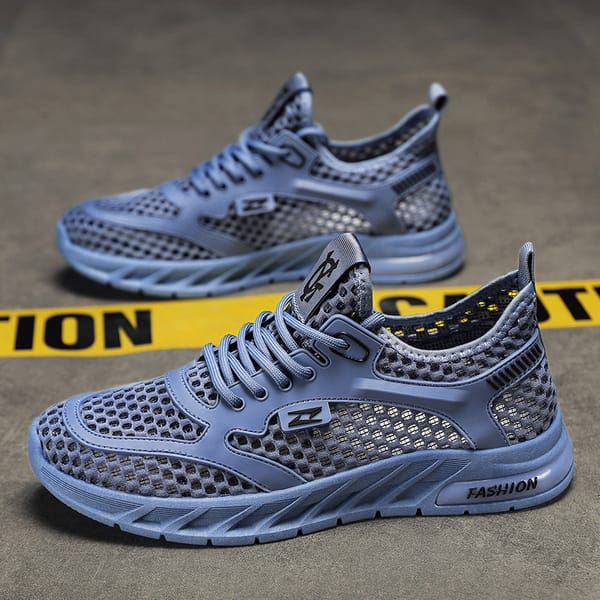 Fashionable Men Mesh Shoes Comfortable and Versatile Mens Casual Shoes for Summer Breathable Soft Outdoor Sneakers Tenis Hombres